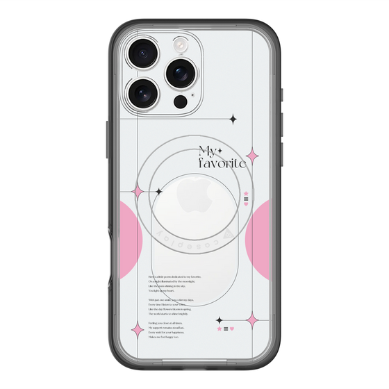 スリムプロテクションプレミアムケース with MagSafe［ オリジナル - チェキケース - ピンク ］