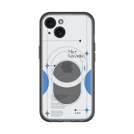 スリムプロテクションプレミアムケース with MagSafe［ オリジナル - チェキケース - ブルー ］