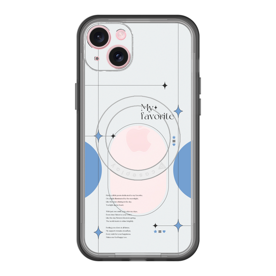 スリムプロテクションプレミアムケース with MagSafe［ オリジナル - チェキケース - ブルー ］