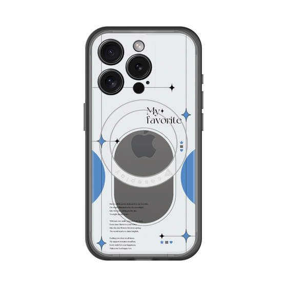 スリムプロテクションプレミアムケース with MagSafe［ オリジナル - チェキケース - ブルー ］