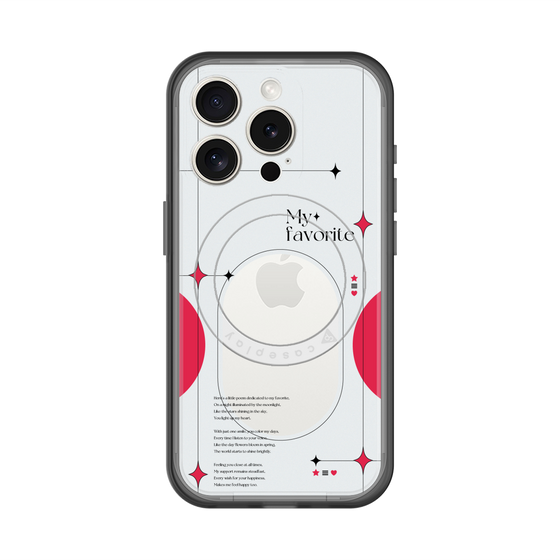 スリムプロテクションプレミアムケース with MagSafe［ オリジナル - チェキケース - レッド ］