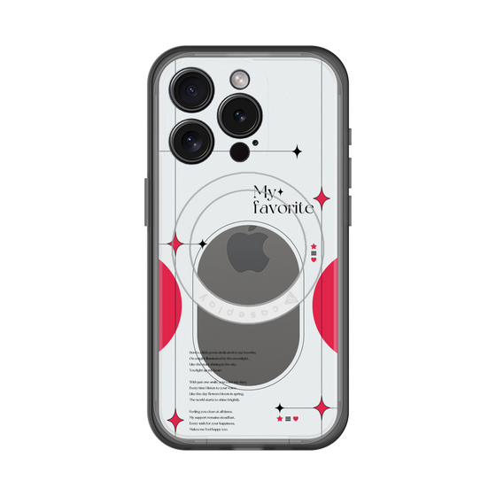 スリムプロテクションプレミアムケース with MagSafe［ オリジナル - チェキケース - レッド ］