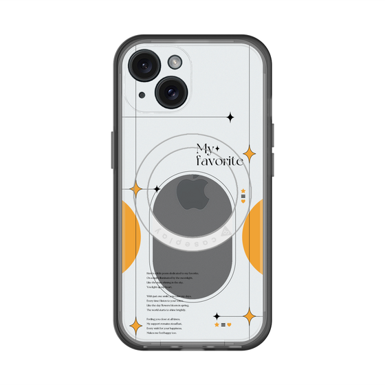 スリムプロテクションプレミアムケース with MagSafe［ オリジナル - チェキケース - オレンジ ］