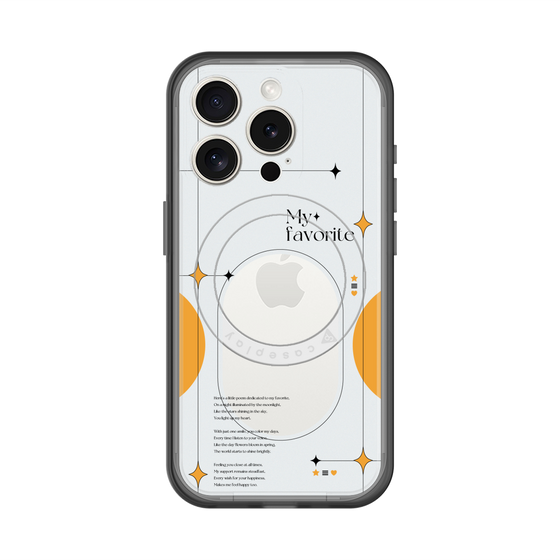 スリムプロテクションプレミアムケース with MagSafe［ オリジナル - チェキケース - オレンジ ］