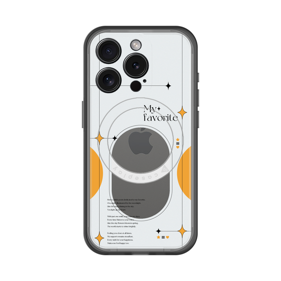 スリムプロテクションプレミアムケース with MagSafe［ オリジナル - チェキケース - オレンジ ］