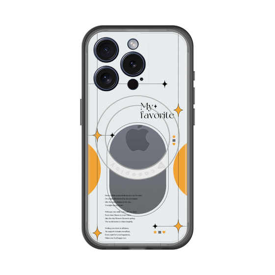 スリムプロテクションプレミアムケース with MagSafe［ オリジナル - チェキケース - オレンジ ］