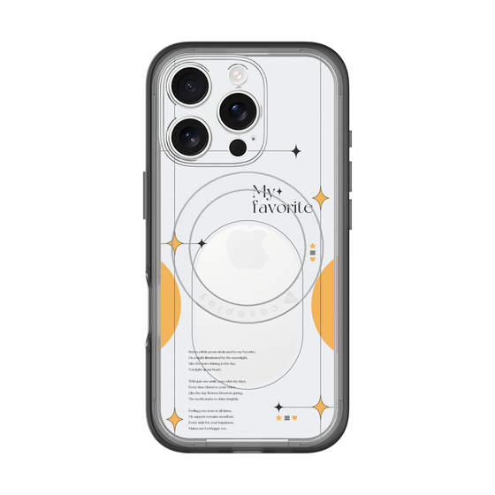 スリムプロテクションプレミアムケース with MagSafe［ オリジナル - チェキケース - オレンジ ］