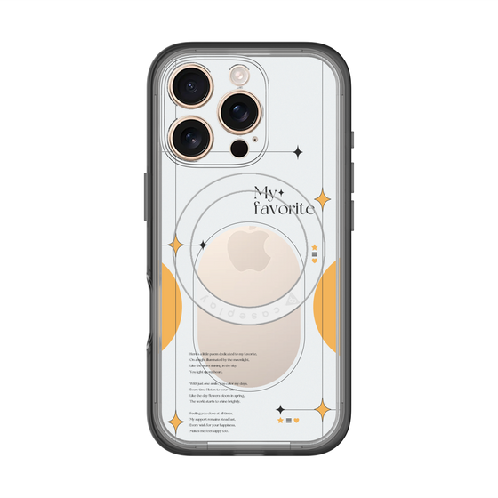 スリムプロテクションプレミアムケース with MagSafe［ オリジナル - チェキケース - オレンジ ］