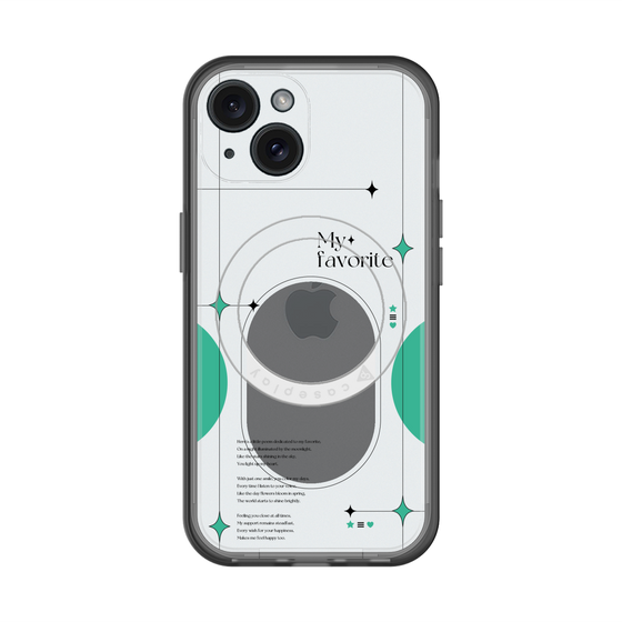 スリムプロテクションプレミアムケース with MagSafe［ オリジナル - チェキケース - グリーン ］