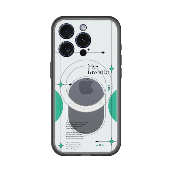 スリムプロテクションプレミアムケース with MagSafe［ オリジナル - チェキケース - グリーン ］