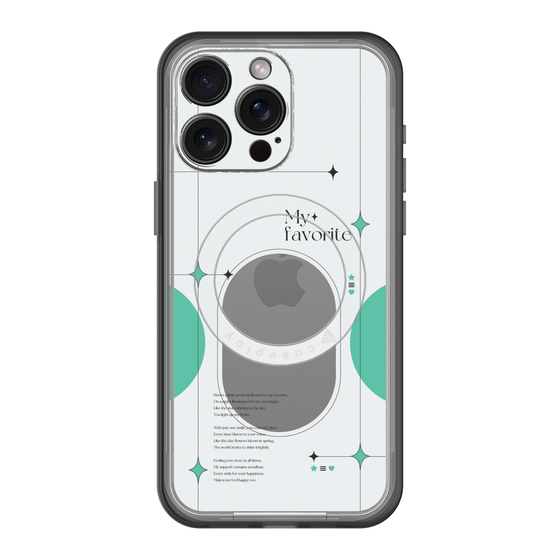 スリムプロテクションプレミアムケース with MagSafe［ オリジナル - チェキケース - グリーン ］