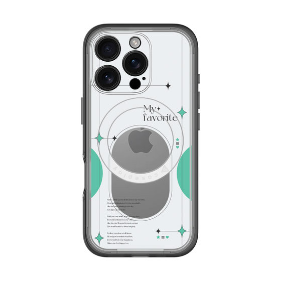 スリムプロテクションプレミアムケース with MagSafe［ オリジナル - チェキケース - グリーン ］