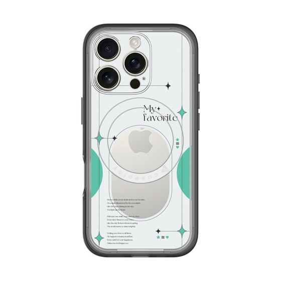 スリムプロテクションプレミアムケース with MagSafe［ オリジナル - チェキケース - グリーン ］