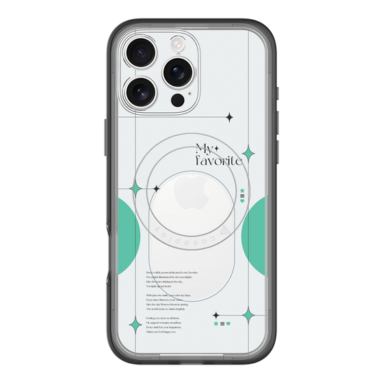 スリムプロテクションプレミアムケース with MagSafe［ オリジナル - チェキケース - グリーン ］