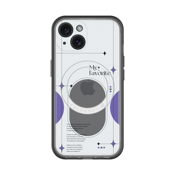 スリムプロテクションプレミアムケース with MagSafe［ オリジナル - チェキケース - パープル ］
