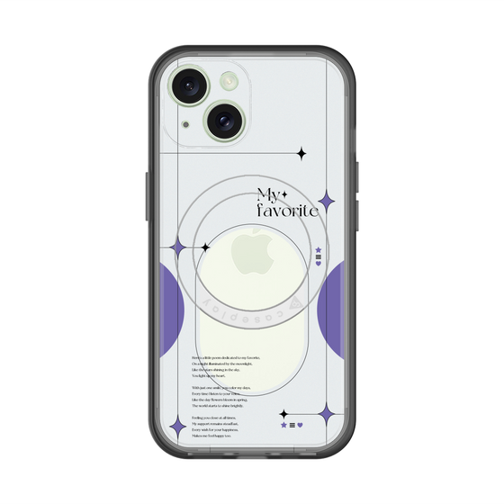 スリムプロテクションプレミアムケース with MagSafe［ オリジナル - チェキケース - パープル ］