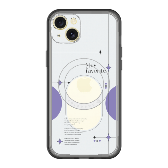スリムプロテクションプレミアムケース with MagSafe［ オリジナル - チェキケース - パープル ］