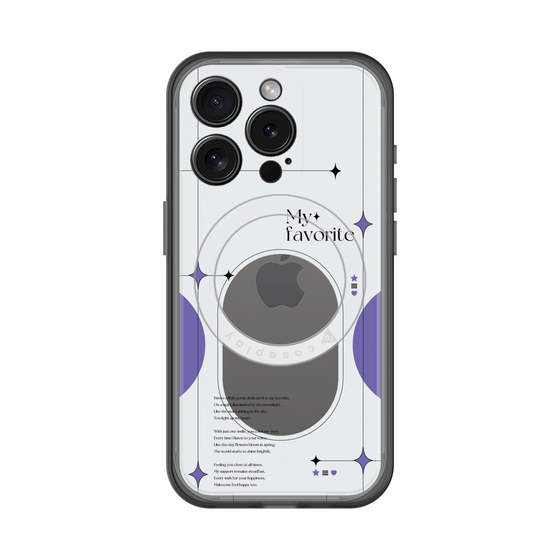 スリムプロテクションプレミアムケース with MagSafe［ オリジナル - チェキケース - パープル ］
