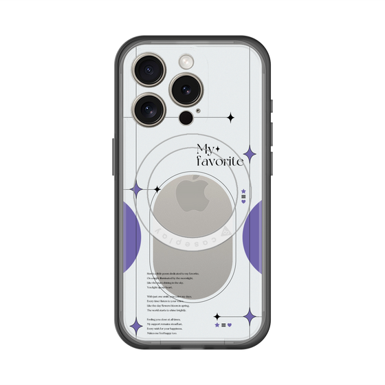 スリムプロテクションプレミアムケース with MagSafe［ オリジナル - チェキケース - パープル ］