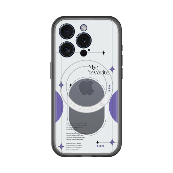 スリムプロテクションプレミアムケース with MagSafe［ オリジナル - チェキケース - パープル ］