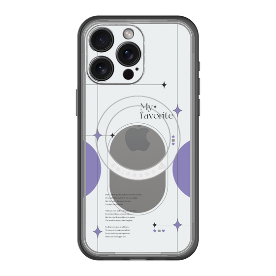 スリムプロテクションプレミアムケース with MagSafe［ オリジナル - チェキケース - パープル ］