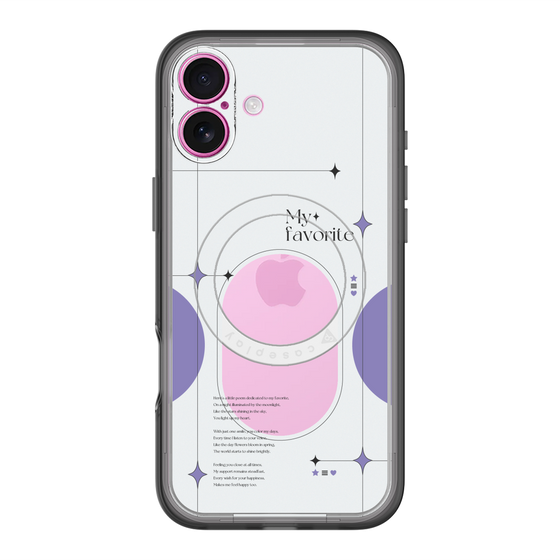 スリムプロテクションプレミアムケース with MagSafe［ オリジナル - チェキケース - パープル ］
