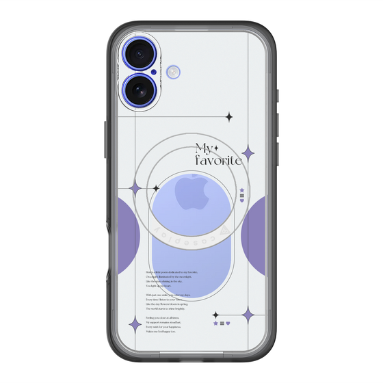 スリムプロテクションプレミアムケース with MagSafe［ オリジナル - チェキケース - パープル ］