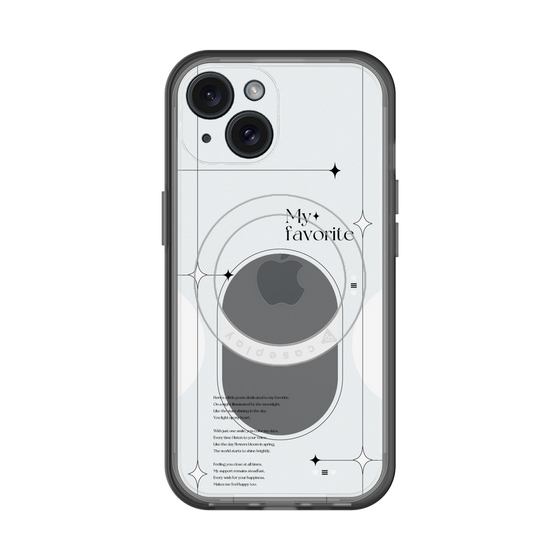 スリムプロテクションプレミアムケース with MagSafe［ オリジナル - チェキケース - ホワイト ］