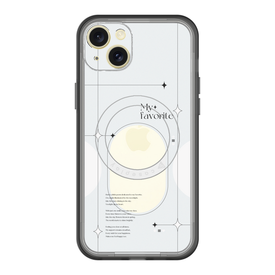 スリムプロテクションプレミアムケース with MagSafe［ オリジナル - チェキケース - ホワイト ］