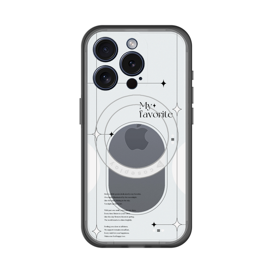 スリムプロテクションプレミアムケース with MagSafe［ オリジナル - チェキケース - ホワイト ］