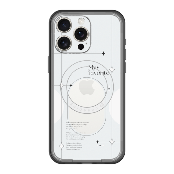 スリムプロテクションプレミアムケース with MagSafe［ オリジナル - チェキケース - ホワイト ］