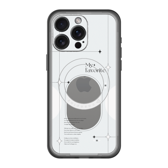 スリムプロテクションプレミアムケース with MagSafe［ オリジナル - チェキケース - ホワイト ］