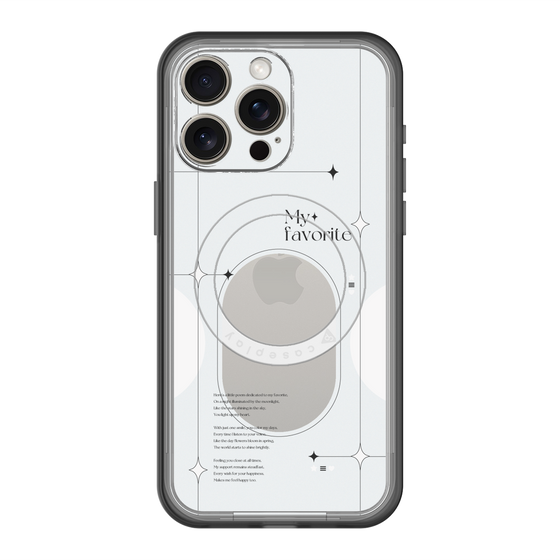 スリムプロテクションプレミアムケース with MagSafe［ オリジナル - チェキケース - ホワイト ］