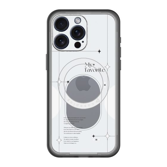 スリムプロテクションプレミアムケース with MagSafe［ オリジナル - チェキケース - ホワイト ］