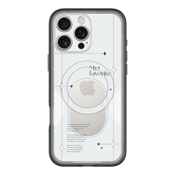 スリムプロテクションプレミアムケース with MagSafe［ オリジナル - チェキケース - ホワイト ］