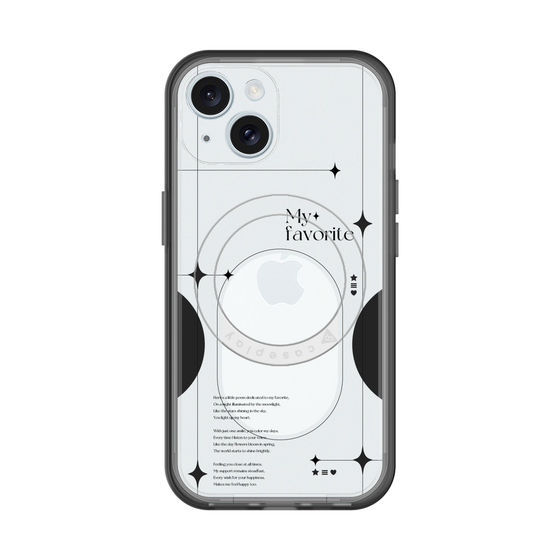 スリムプロテクションプレミアムケース with MagSafe［ オリジナル - チェキケース - ブラック ］