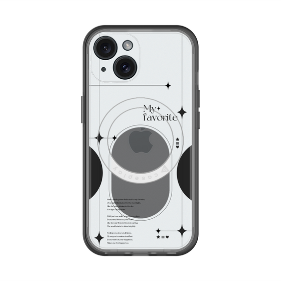 スリムプロテクションプレミアムケース with MagSafe［ オリジナル - チェキケース - ブラック ］