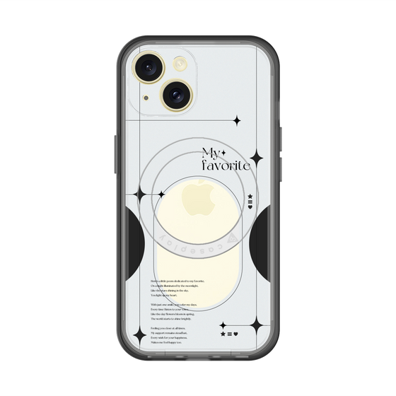 スリムプロテクションプレミアムケース with MagSafe［ オリジナル - チェキケース - ブラック ］