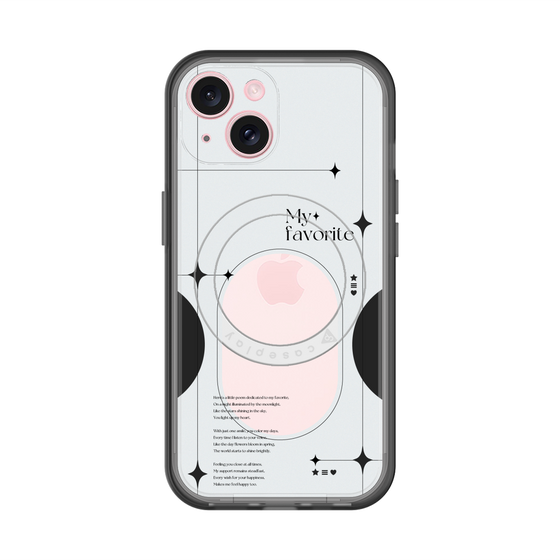 スリムプロテクションプレミアムケース with MagSafe［ オリジナル - チェキケース - ブラック ］