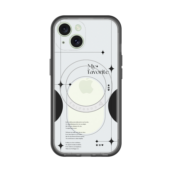 スリムプロテクションプレミアムケース with MagSafe［ オリジナル - チェキケース - ブラック ］