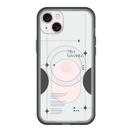 スリムプロテクションプレミアムケース with MagSafe［ オリジナル - チェキケース - ブラック ］