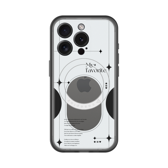 スリムプロテクションプレミアムケース with MagSafe［ オリジナル - チェキケース - ブラック ］