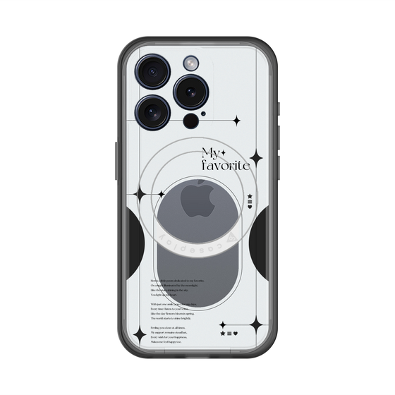 スリムプロテクションプレミアムケース with MagSafe［ オリジナル - チェキケース - ブラック ］