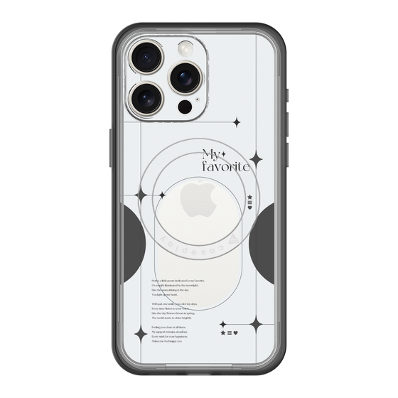 スリムプロテクションプレミアムケース with MagSafe［ オリジナル - チェキケース - ブラック ］