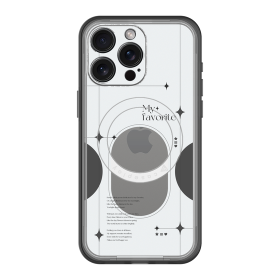 スリムプロテクションプレミアムケース with MagSafe［ オリジナル - チェキケース - ブラック ］