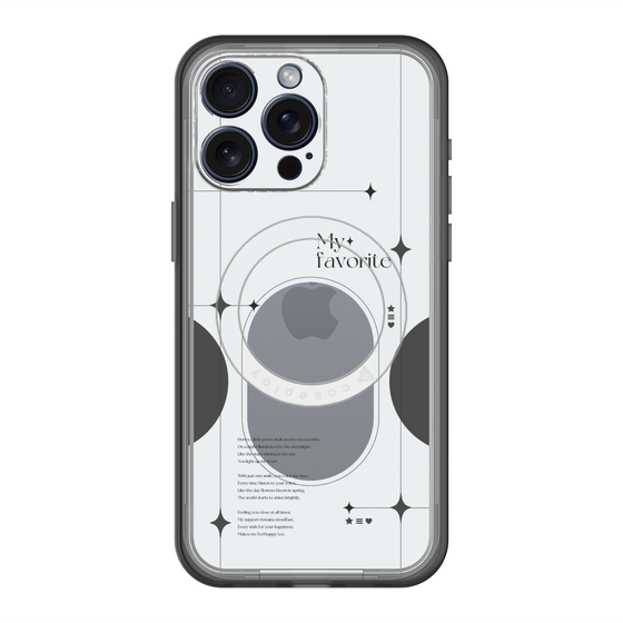 スリムプロテクションプレミアムケース with MagSafe［ オリジナル - チェキケース - ブラック ］