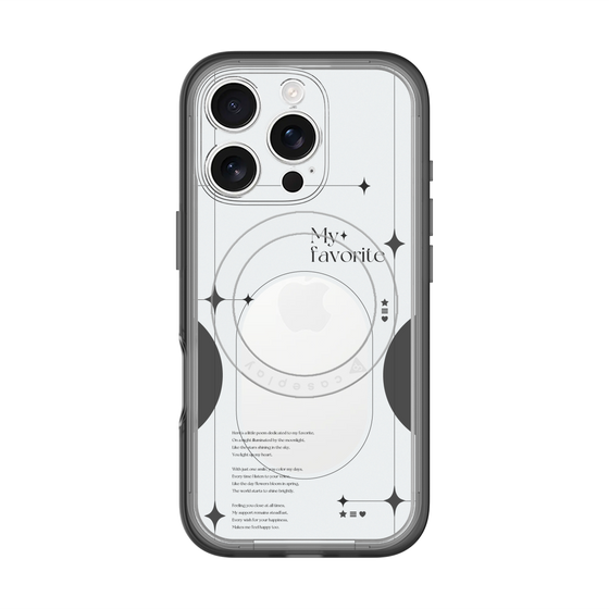 スリムプロテクションプレミアムケース with MagSafe［ オリジナル - チェキケース - ブラック ］