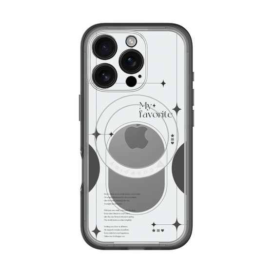 スリムプロテクションプレミアムケース with MagSafe［ オリジナル - チェキケース - ブラック ］