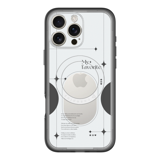 スリムプロテクションプレミアムケース with MagSafe［ オリジナル - チェキケース - ブラック ］