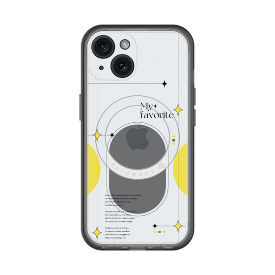 スリムプロテクションプレミアムケース with MagSafe［ オリジナル - チェキケース - イエロー ］